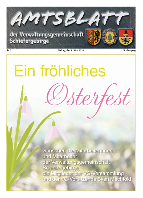 Amtsblatt - Ausgabe März 2018